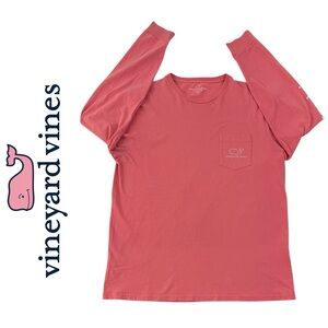 Vineyard Vines Vintage Whale Long-Sleeve Pocket Tee